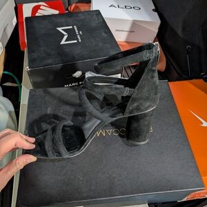 Rebecca Minkoff Black Strappy Heels